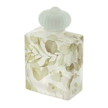 Bomboniera Matrimonio Hervit 2025: Bottiglia in Vetro Satinato con Stampa Foglie Gialle e Scatota Inclusa Hervit - 1