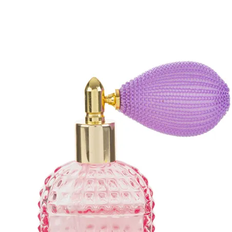 Bomboniera portaprofumo spray vetro colorato 30 ml con scatola ulivo Le stelle - 11