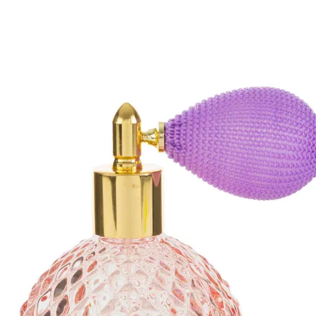 Bomboniera portaprofumo spray rotondo vetro colorato 100 ml con scatola ulivo Le stelle - 13