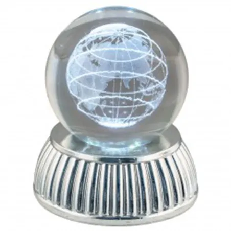 Bomboniera con sfera globo terrestre incisa con scatola inclusa Bagutta - 1