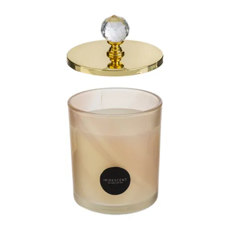 Bomboniera Candela Rosa Profumata 210 gr con Astuccio Le stelle - 1