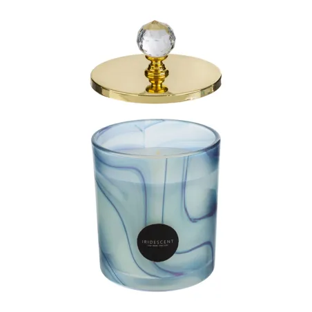 Bomboniera Candela Blu Profumata 210 gr con Astuccio Le stelle - 1