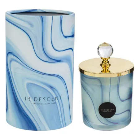 Bomboniera Candela Blu Profumata 210 gr con Astuccio Le stelle - 2