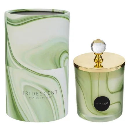 Bomboniera Candela Verde Profumata 210 gr con Astuccio Le stelle - 2