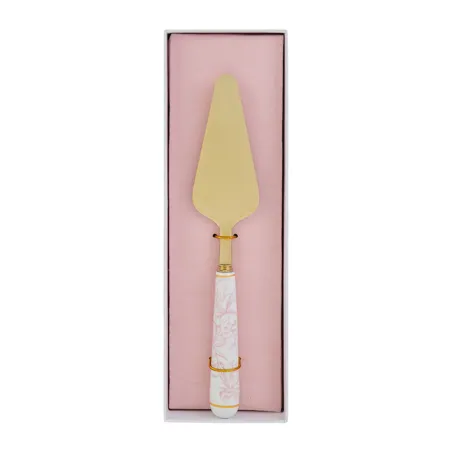 Bomboniera Utile Paletta Torta Decoro Rosa con Astuccio Le stelle - 3