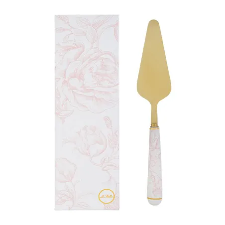 Bomboniera Utile Paletta Torta Decoro Rosa con Astuccio Le stelle - 1