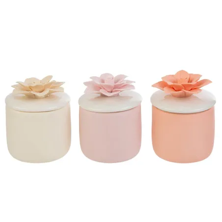 Bomboniera utile con candela fiore e astuccio elegante Le stelle - 1