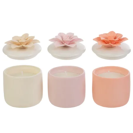 Bomboniera utile con candela fiore e astuccio elegante Le stelle - 2