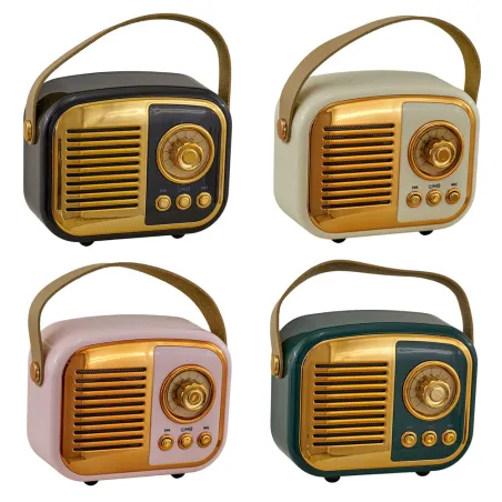 Bomboniera Radio Bluetooth Vintage Retrò Funzionante Melograno - 5