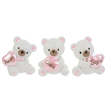 Calamita Orsetto in Resina Rosa – 3 Modelli Assortiti Le stelle - 1