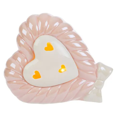 Cuore LED in Porcellana Rosa – Shopper Inclusa Le stelle - 3