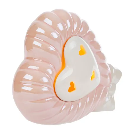 Cuore LED in Porcellana Rosa – Shopper Inclusa Le stelle - 2