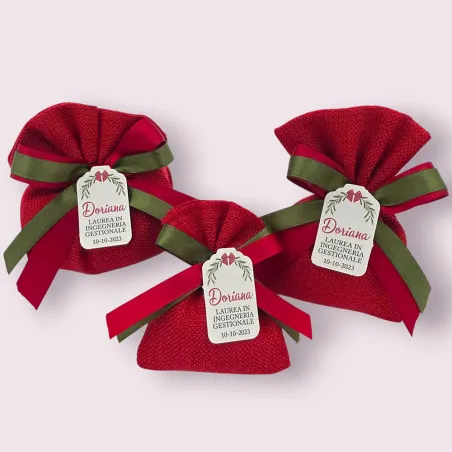 copy of Sacchetto Laurea Musica in panno con pentagramma e chiave di violino – confezione con 5 confetti Liete Creazioni - 8