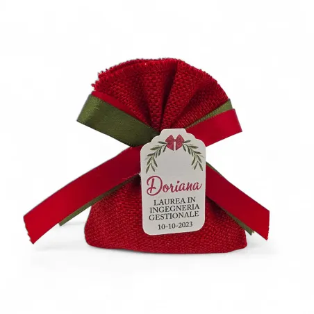 copy of Sacchetto Laurea Musica in panno con pentagramma e chiave di violino – confezione con 5 confetti Liete Creazioni - 6