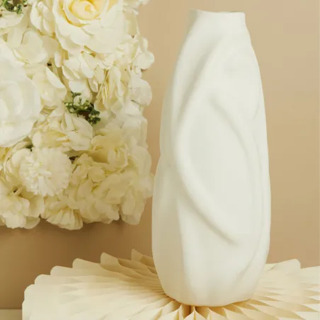 Bomboniera Matrimonio Claraluna 2026 – Vaso grande Onde in porcellana Claraluna - 1