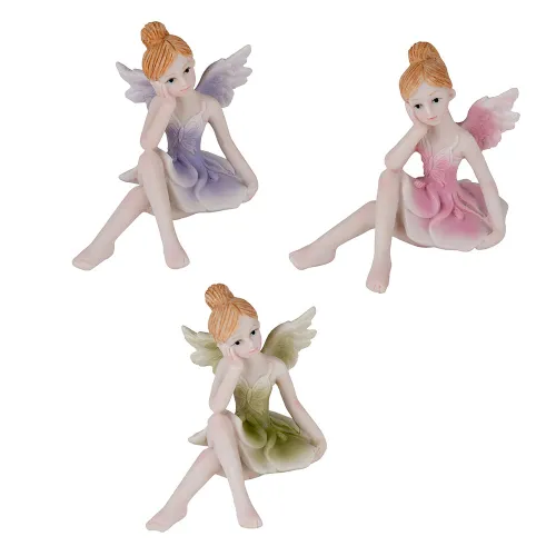 Fatina da Poggio Prima Comunione in Resina con Ali – Linea Samira (3 colori) ETM - 1