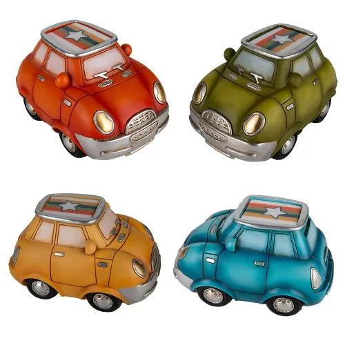 Salvadanaio Macchinina in Resina “Linea Speed” – Bomboniera Prima Comunione (4 colori) ETM - 1