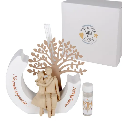 Diffusore Sposini su Albero della Vita con Frase – Scatola Inclusa ETM - 1