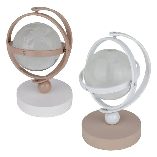 Mappamondo da Poggio Legno/Vetro – Linea Dedalo (2 colori) ETM - 1