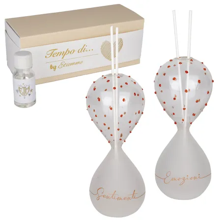 Diffusore Clessidra “Emotion” Grande con Micro Pois e Frase ETM - 1