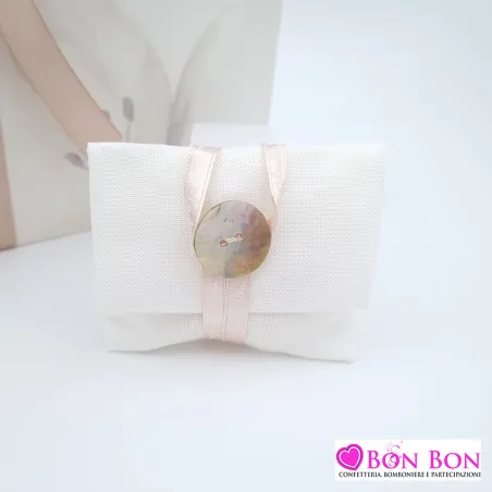 Bomboniera Matrimonio Claraluna 2026 – Profumatore tondo in porcellana con cuore Claraluna - 2