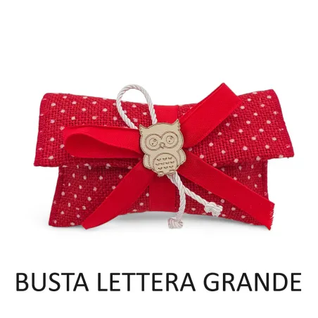 copy of Sacchetti Laurea “Righe Rosse” con Fiocco Gros-Grain e Tag Tocco Liete Creazioni - 3