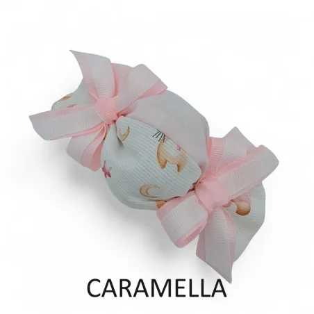 Sacchetti nascita e battesimo con coniglietti e fiocchi rosa Liete Creazioni - 4