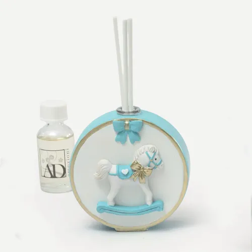 Profumatore Cavalluccio Celeste – Bomboniera Battesimo Bimbo AD - 1