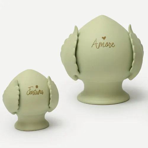 copy of Pigna “Fortuna” Rosa in Porcellana Satinata – Bomboniera Prima Comunione (2 misure) AD - 1