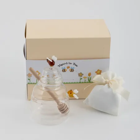 Bomboniera Matrimonio Vasetto Porta Miele in Vetro Soffiato Margot - 1