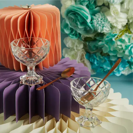 Set 2 ciotole gelato Claraluna 2026 con cucchiaino – bomboniera matrimonio Claraluna - 1