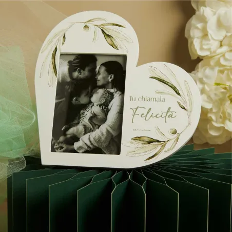 Portafoto Ulivo Claraluna 2026 – bomboniera matrimonio country chic Claraluna - 1