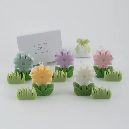 copy of Candela tulipano piccola con scatola bomboniera Margot - 1