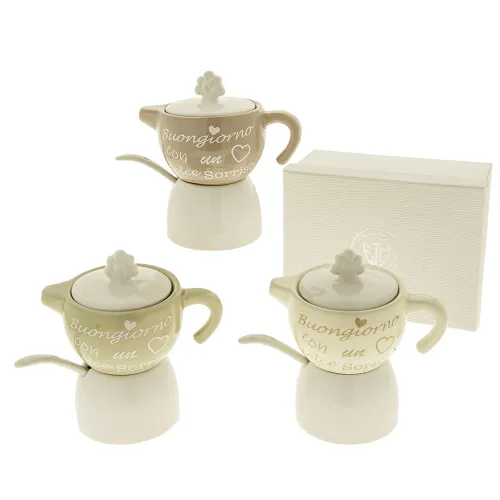 Bomboniera matrimonio zuccheriera in porcellana collezione Dolce Moka ETM - 1