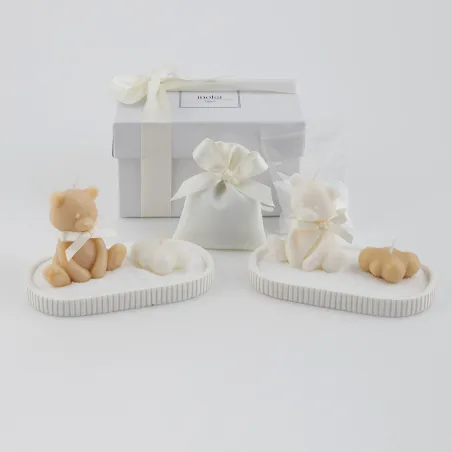 copy of Candela tulipano grande con scatola bomboniera Margot - 1