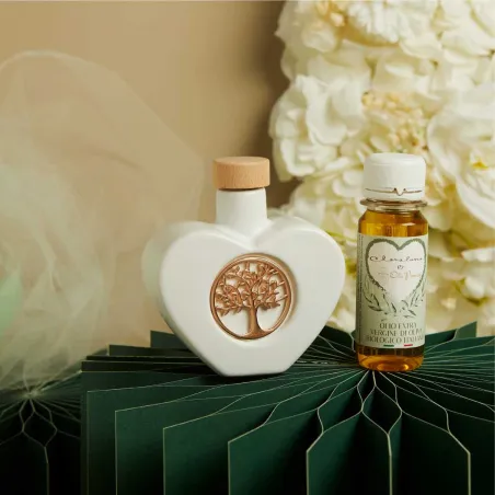 Oliera Cuore Albero della Vita Oro Rosa – Bomboniera Claraluna 2026 Claraluna - 2
