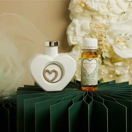 Bomboniera matrimonio Claraluna 2026 – Oliera Cuore Silver Claraluna - 2