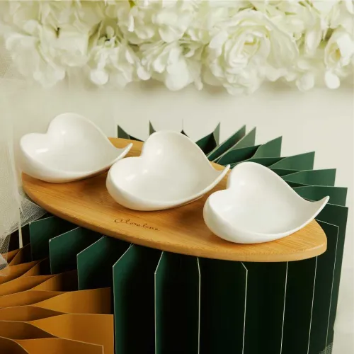 copy of Bomboniera Matrimonio Claraluna 2026 Vassoio Cuori Bamboo Claraluna - 1