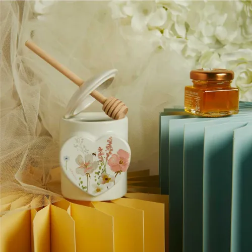 Bomboniera Matrimonio Claraluna 2026 Porta Miele con Miele Claraluna - 1