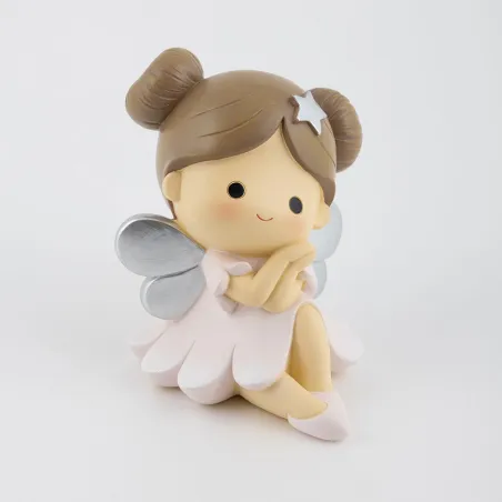 Salvadanaio ballerina bomboniera Prima Comunione in resina Margot - 1