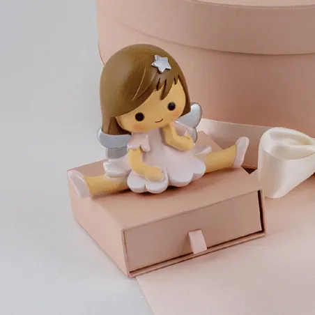 copy of Bomboniera Prima Comunione ballerina media in resina con stelline argento Margot - 2