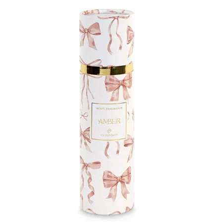 Bomboniera matrimonio diffusore ambiente 80 ml con fiocco rosa Cupido - 2