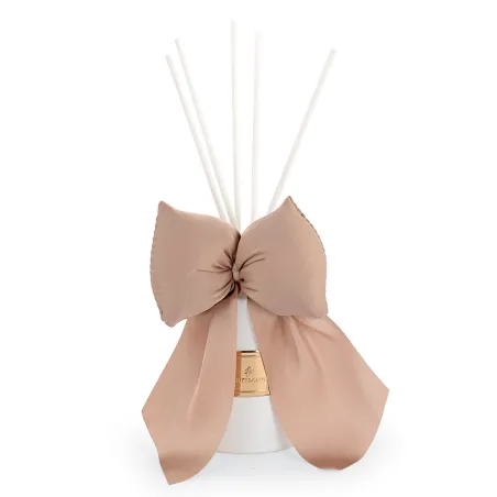 Diffusore 80 ml bomboniera matrimonio fiocco moka mousse Cupido - 1