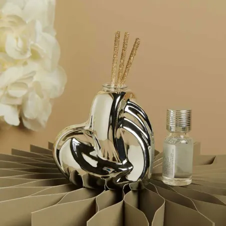 Diffusore cuore piccolo silver Claraluna 2026 con essenza Claraluna - 1