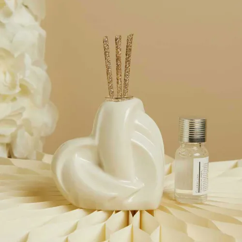 Diffusore cuore bianco Claraluna bomboniera matrimonio Claraluna - 1