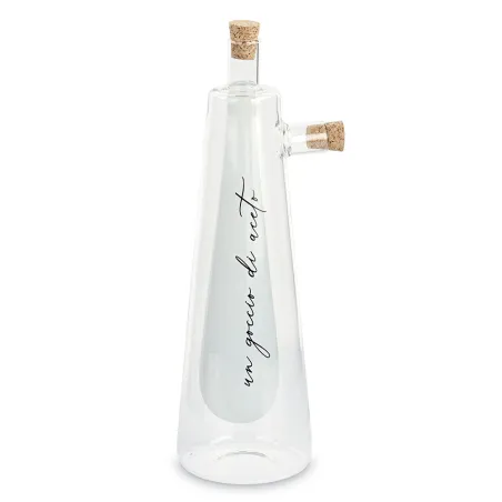 Bomboniera Matrimonio Oliera e Acetiera Vetro 2 in 1 con Scatola Cupido - 1