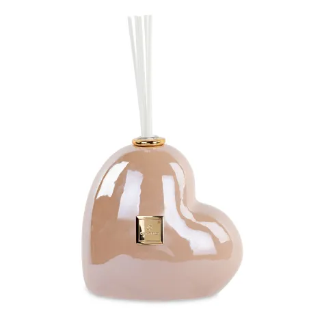 Diffusore cuore cipria 50 ml ambra bomboniera matrimonio Cupido - 1