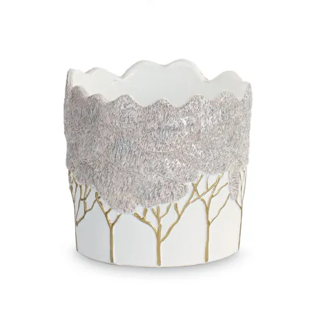 Cachepot avorio Linea Intrecci bomboniera matrimonio Cupido - 2