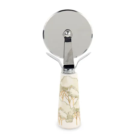 Rotella tagliapizza porcellana avorio Linea Intrecci Cupido - 1