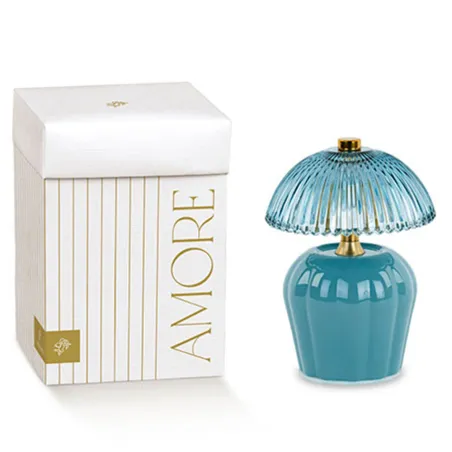 Lampada vetro avio plissé bomboniera matrimonio Cupido - 2